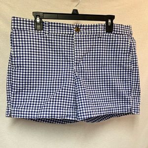Old Navy size 12 blue checkered shorts